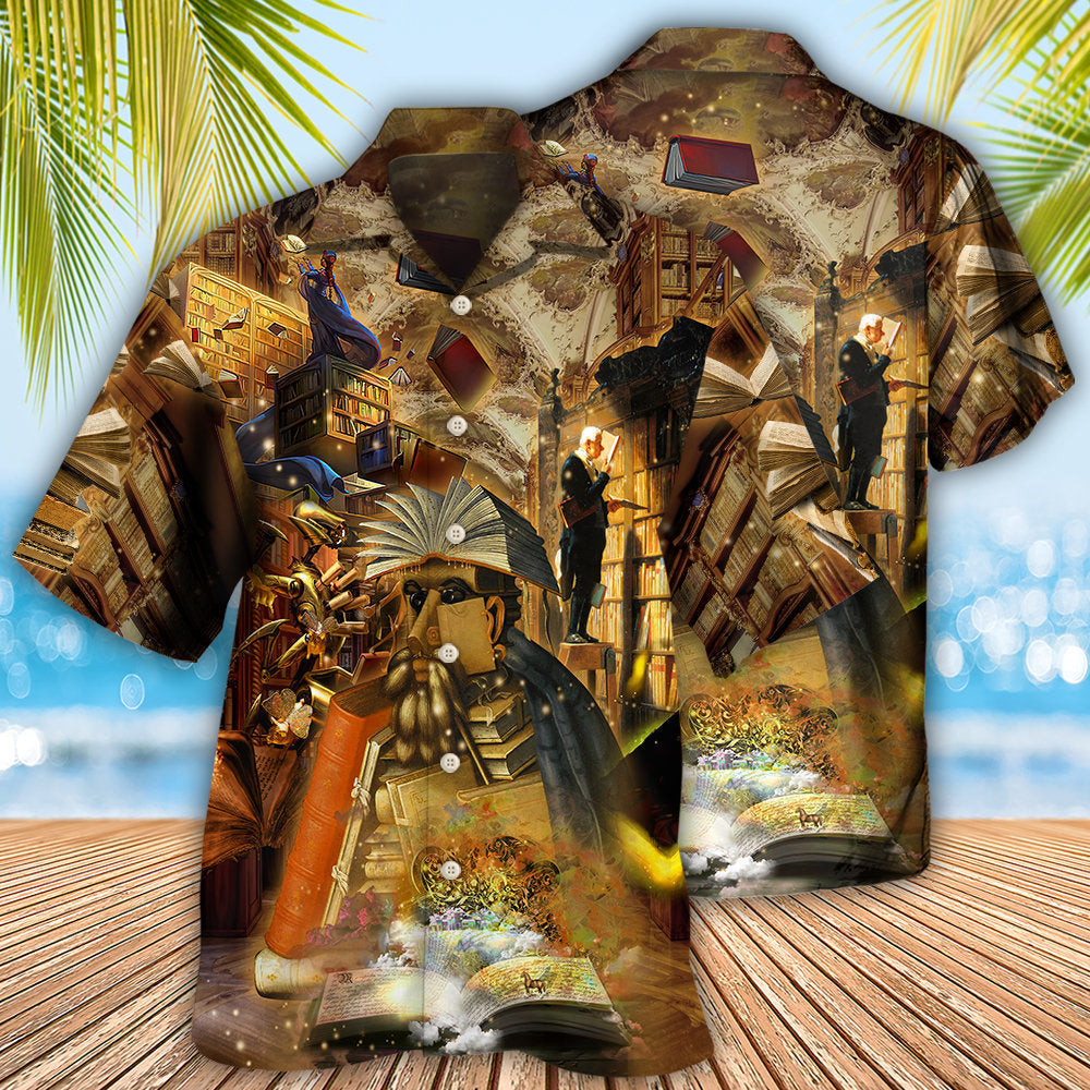 Mysterious Librarian Book Lover - Hawaiian Shirt