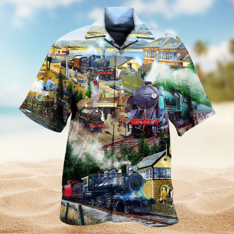Life Is The Train Not The Station Edition – Hawaiian Shirt