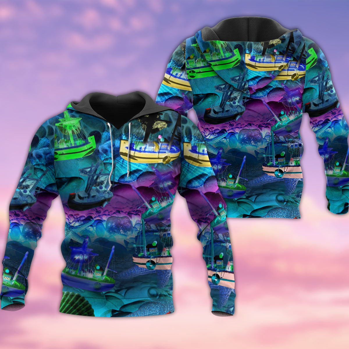 Life Is Good On Our Boat - 3D Hoodie3