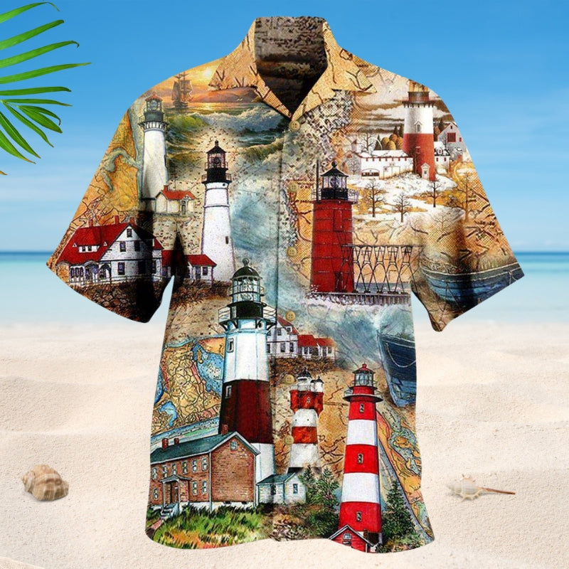Lighthouse Past Is A Lighthouse Edition – Hawaiian Shirt