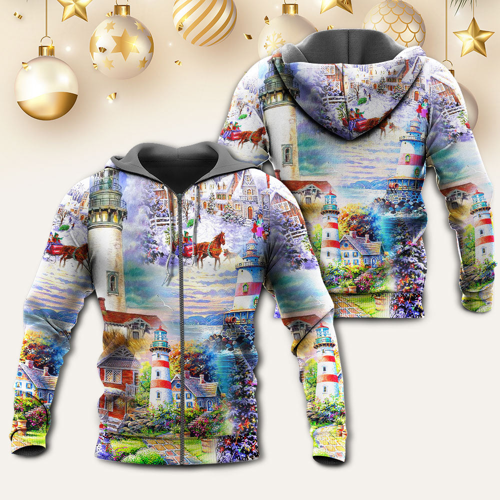 Lighthouse Christmas Be The Light - 3D Hoodie