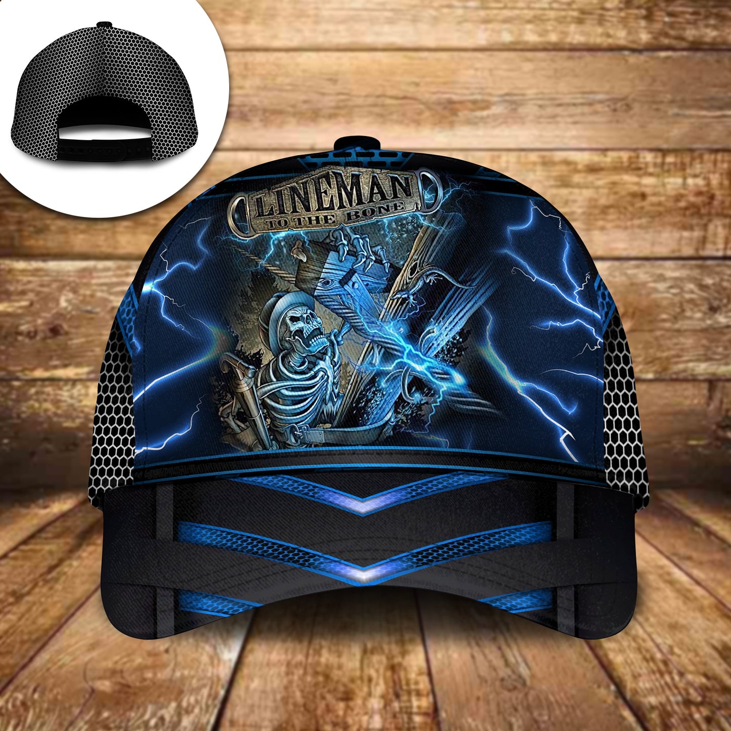 Lineman Skull Tough Worker Style – Classic Cap