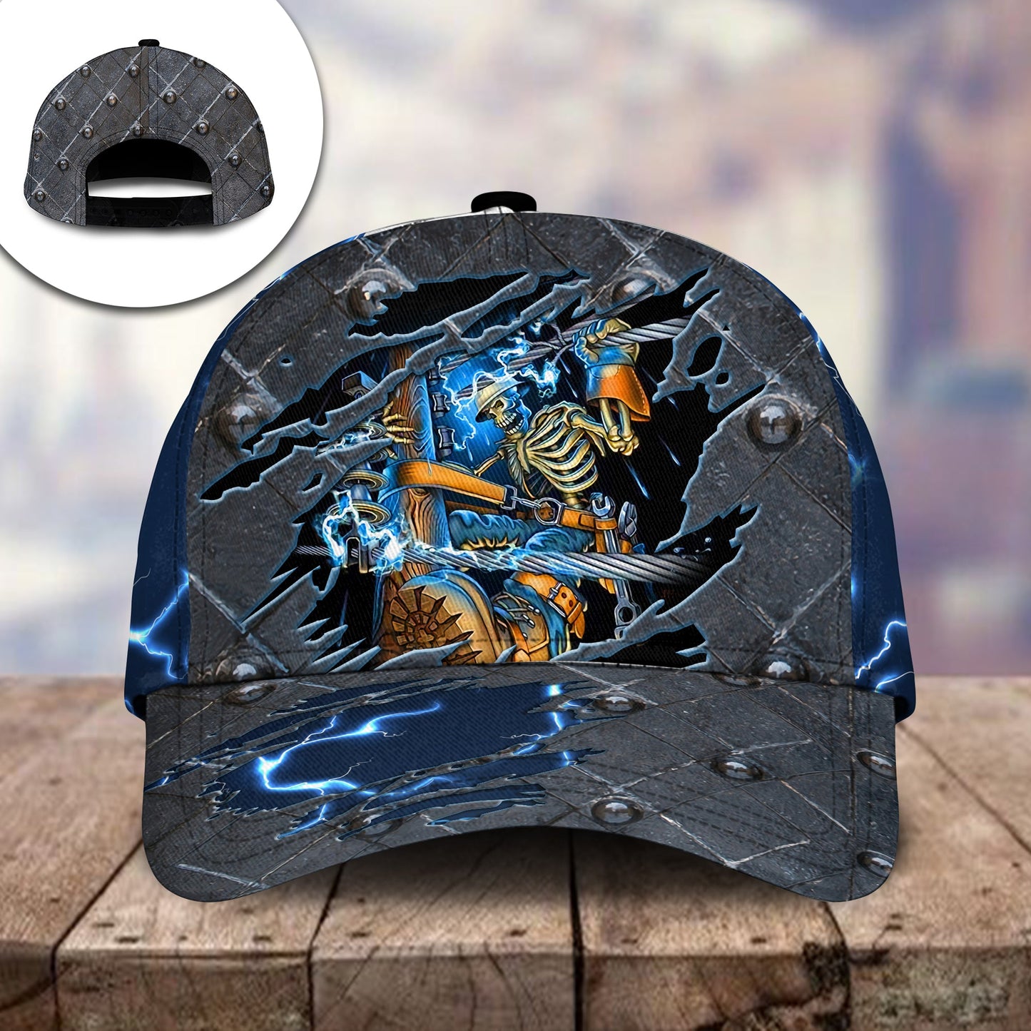 Lineman Skull Heavy Duty Workwear – Classic Cap
