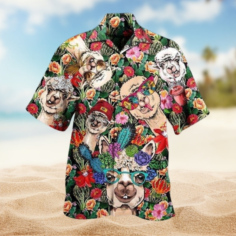 Llama Love Animals Life Style Limited Edition 1 – Hawaiian Shirt