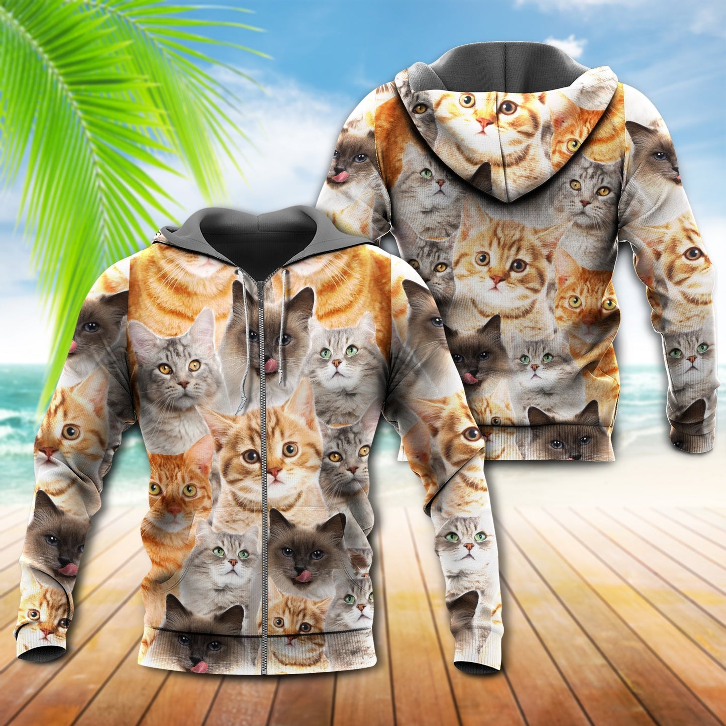 Lovely Cat In My Heart - 3D Hoodie