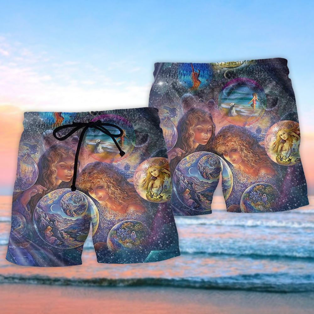 Mystical Earth Art – Beach Short