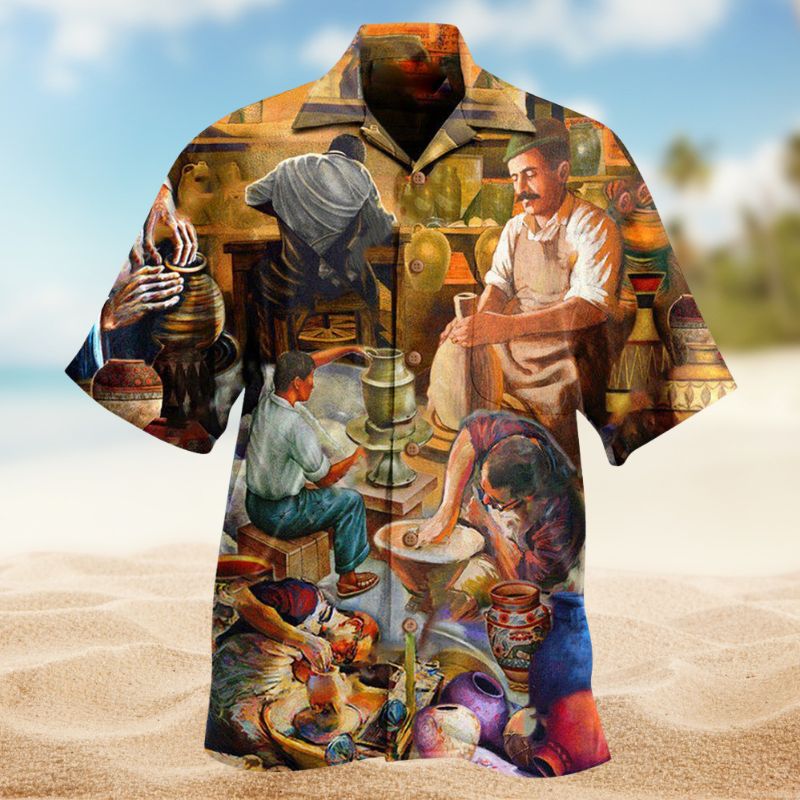 Make Great Pottery Art By Hand Edition – Hawaiian Shirt