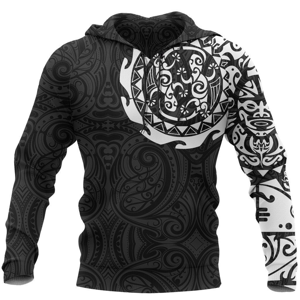 Maori Ocean Deity Tattoo Art – 3D Hoodie