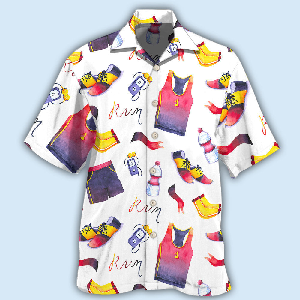 Marathon Running Sport Theme – Hawaiian Shirt