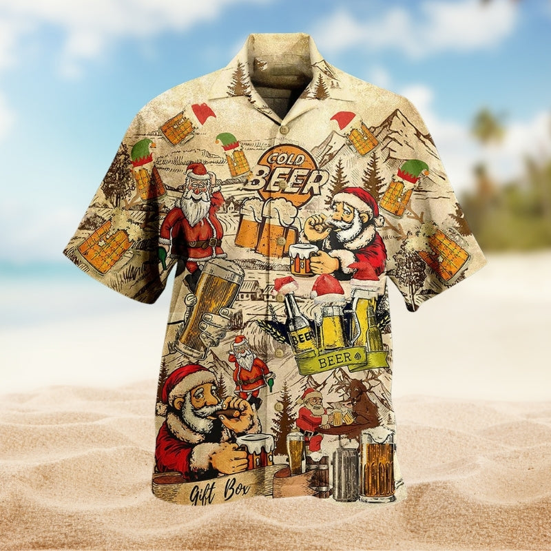 Merry Christmas Love Beer Limited Edition – Hawaiian Shirt