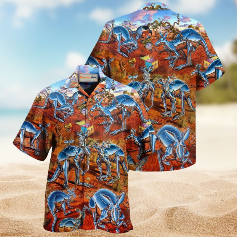Metal Kangaroo World Edition – Hawaiian Shirt
