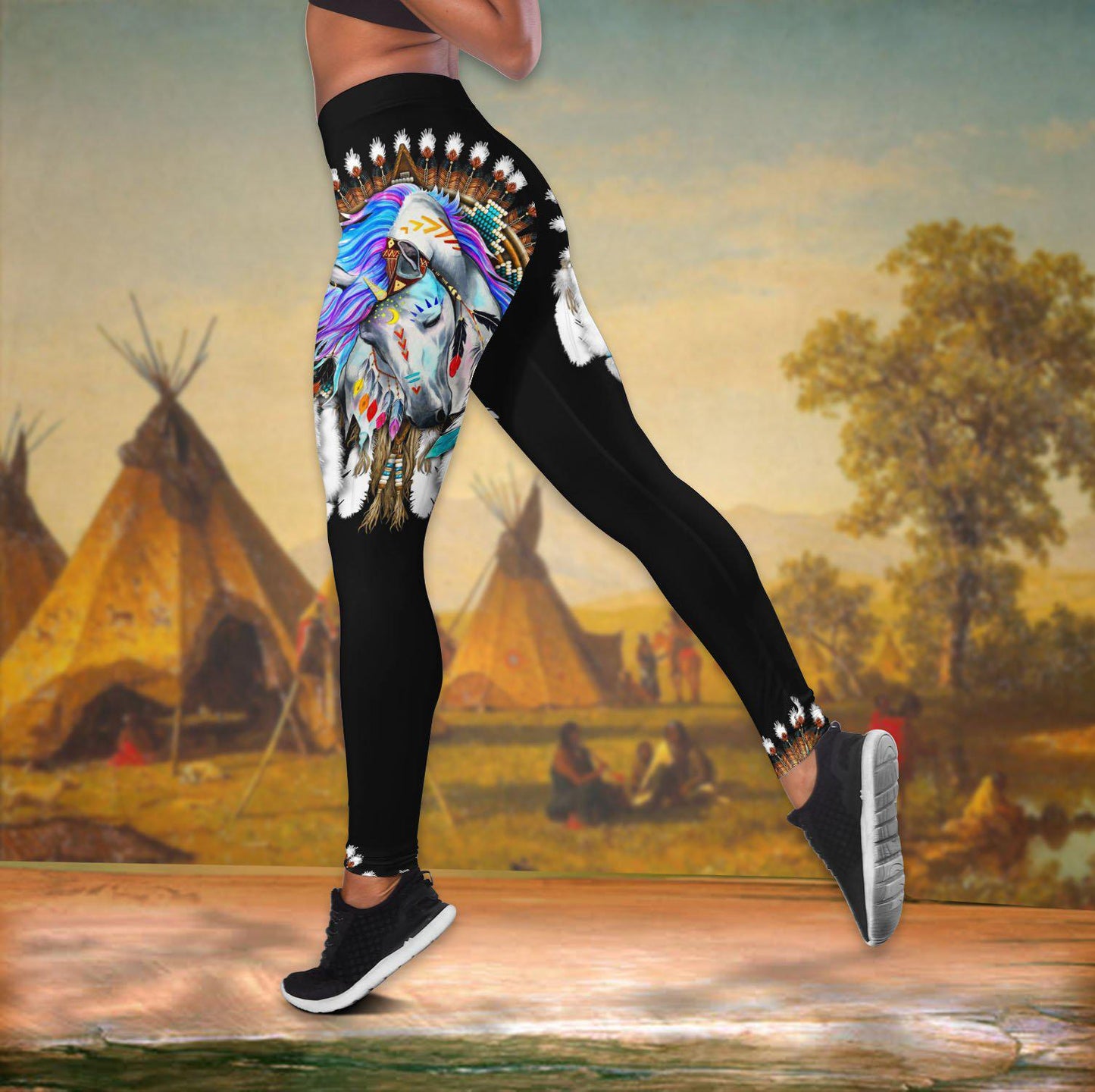 Native Horse Woman Limited Edition – Hollow Tank Top