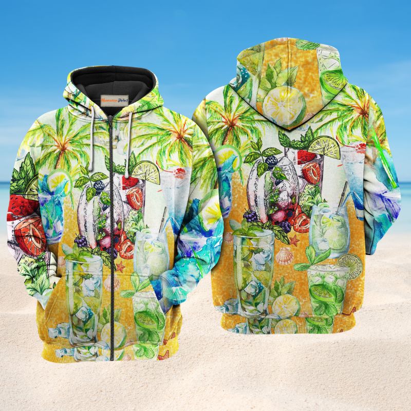 Mojito Summer Vibe Art – 3D Hoodie