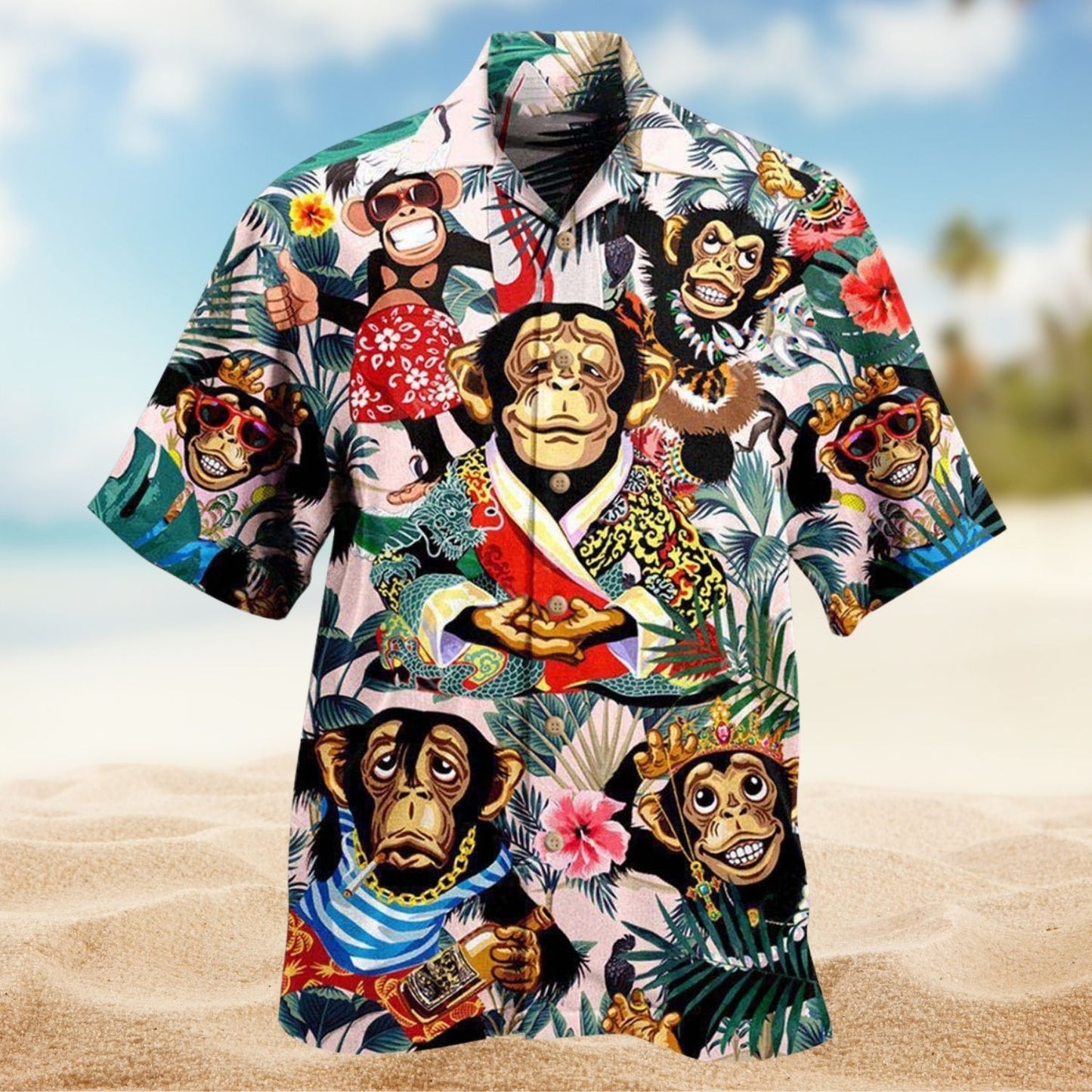 Monkey Smile Edition – Hawaiian Shirt