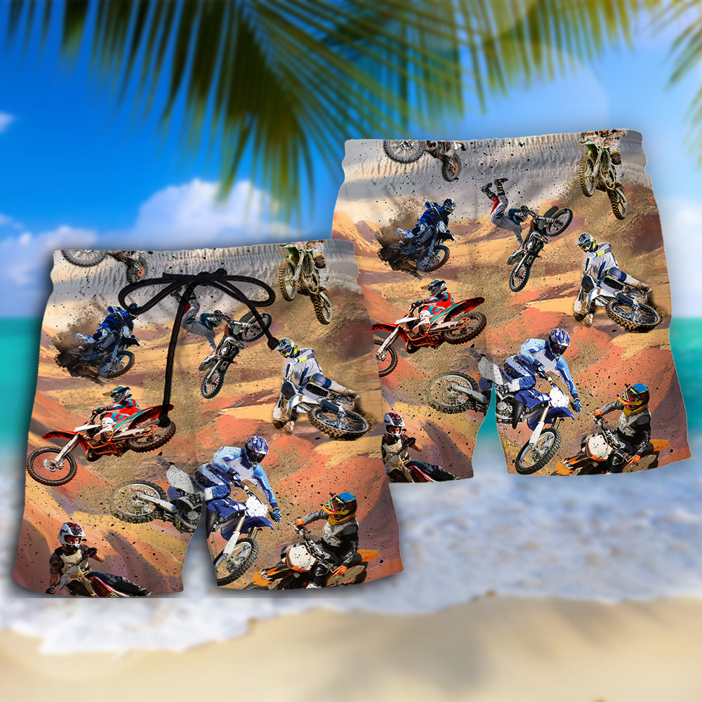 Motocross Rider Lifestyle Action Style – Beach Short