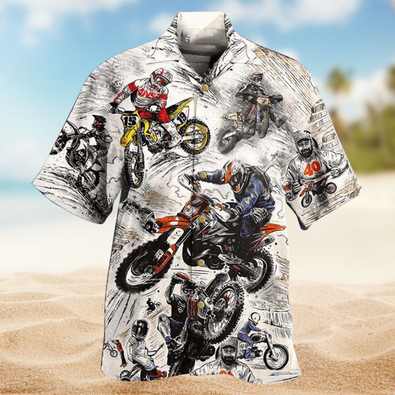 Motorcycle Ride Hard Edition – Hawaiian Shirt
