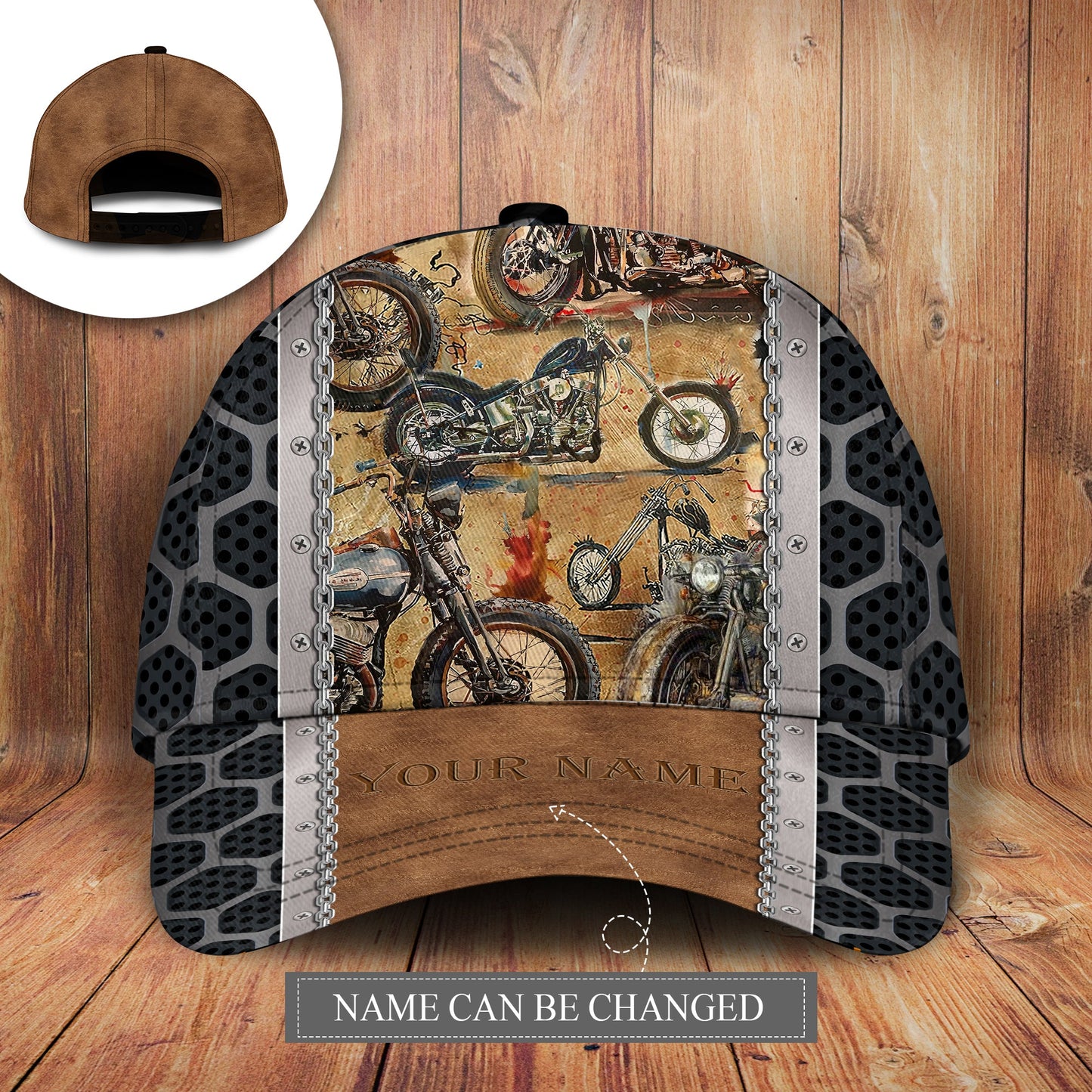Motorcycle Ride And Live Today Personalized – Classic Cap