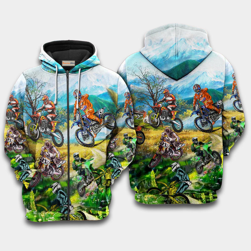 Motorsport Life Is Better With Braap Art – 3D Hoodie