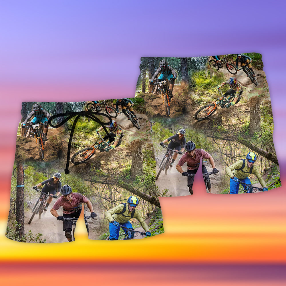 Mountain Biking Adventure Road Art – Beach Short