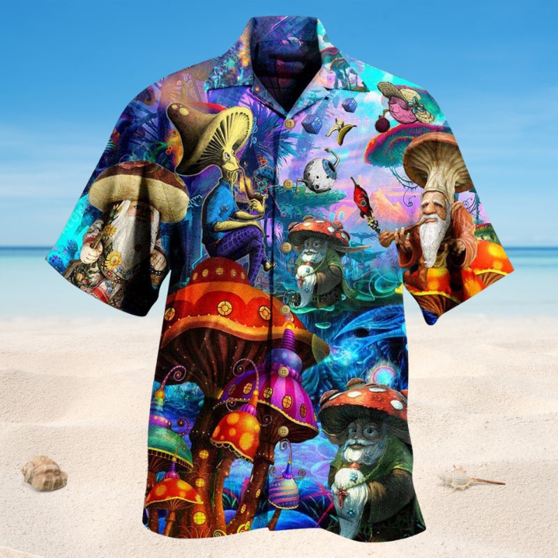 Mushroom People Colorful Edition – Hawaiian Shirt