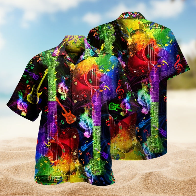 Music Amazing Rainbow Guitar Limited Edition – Hawaiian Shirt