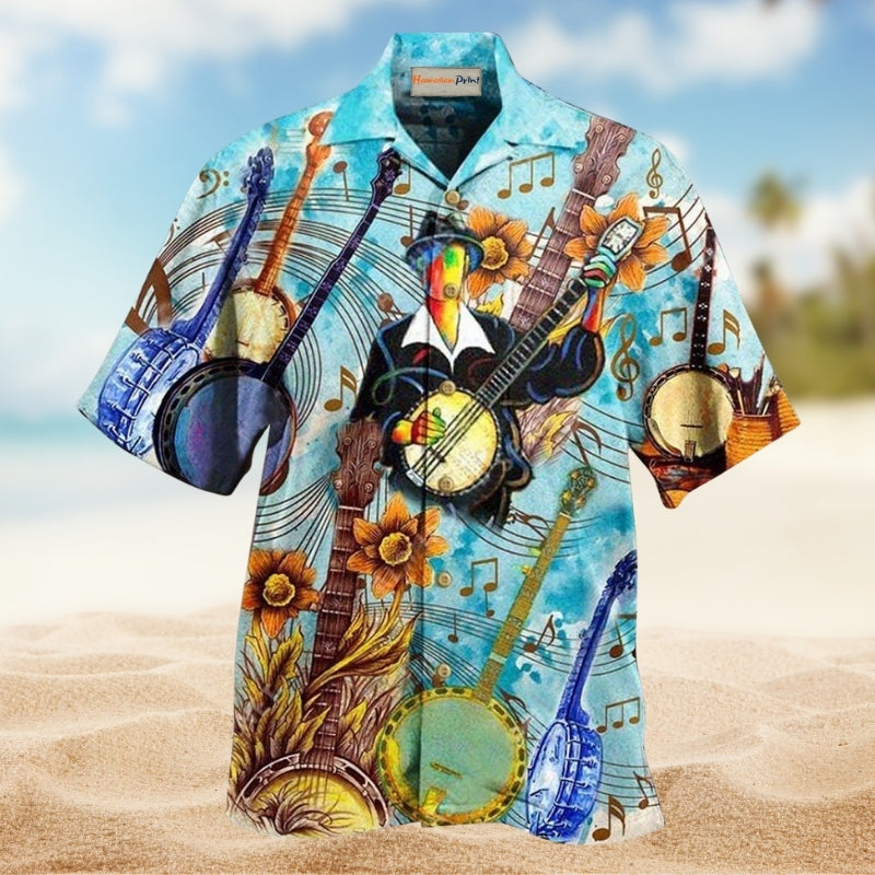 Music Cheerful Melodies From Banjo Limited Edition – Hawaiian Shirt
