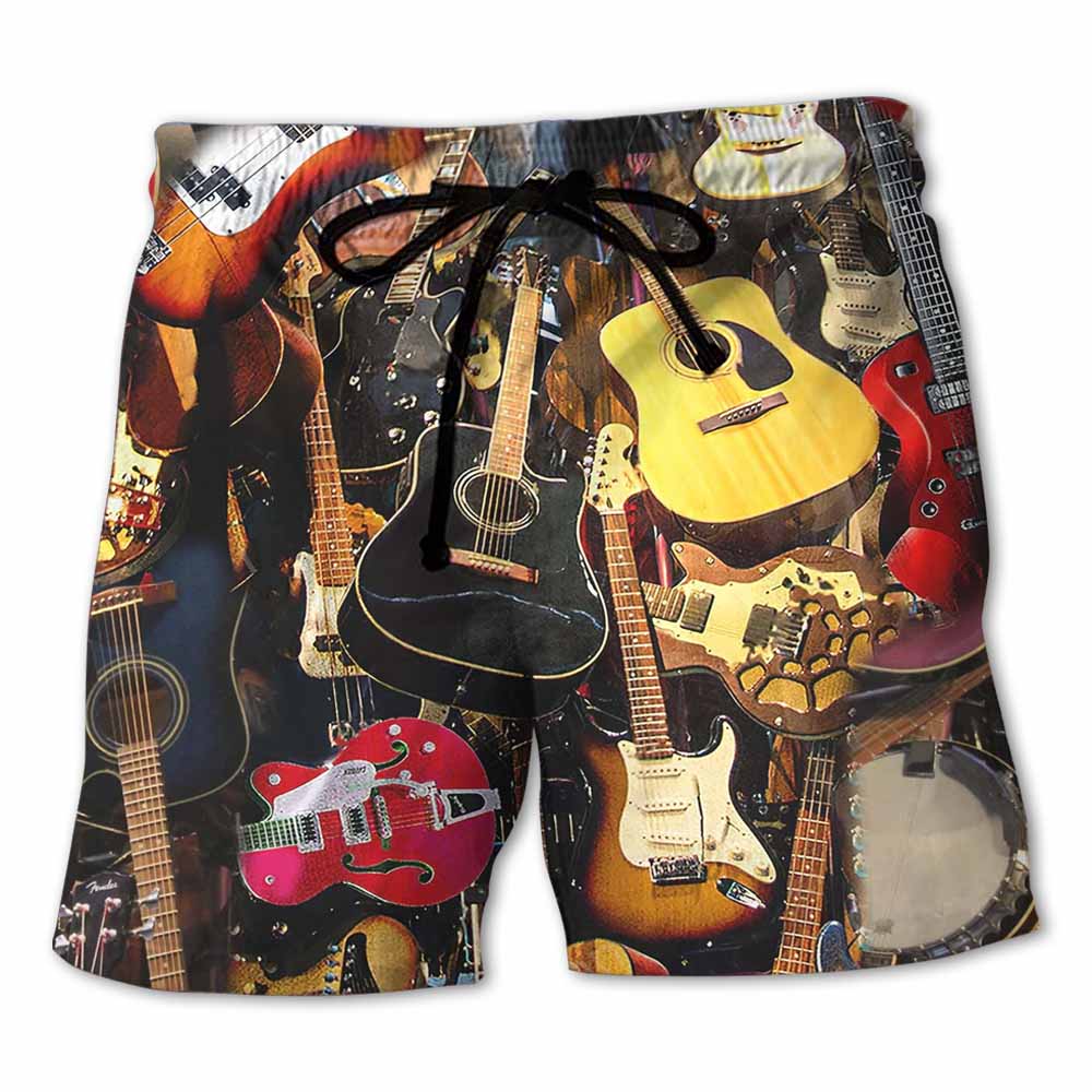 Music You Can Have Guitar Basic - Beach Short-Owl Ohh