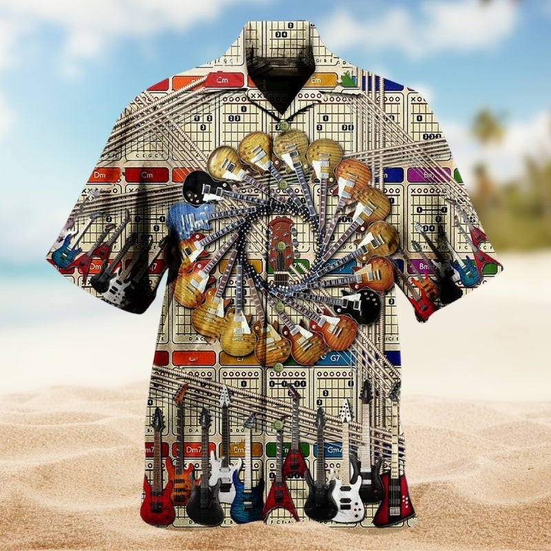 Music I Love Electric Guitar Limited Edition – Hawaiian Shirt