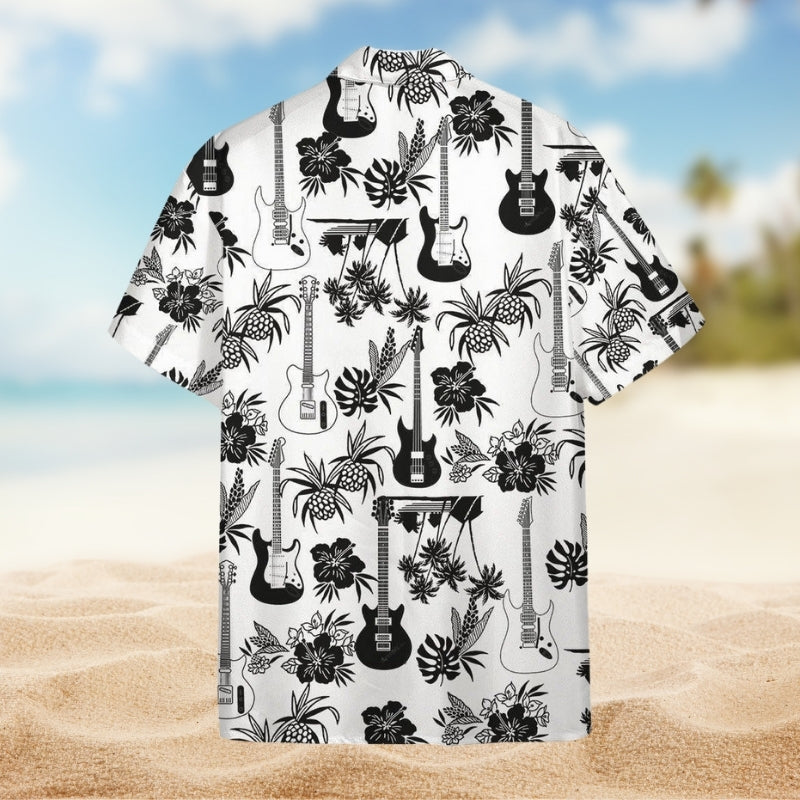 Music With Electric Guitar Limited Edition – Hawaiian Shirt