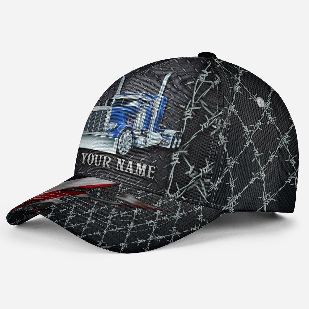 Custom Trucker Metal American Truck Style – Classic Cap