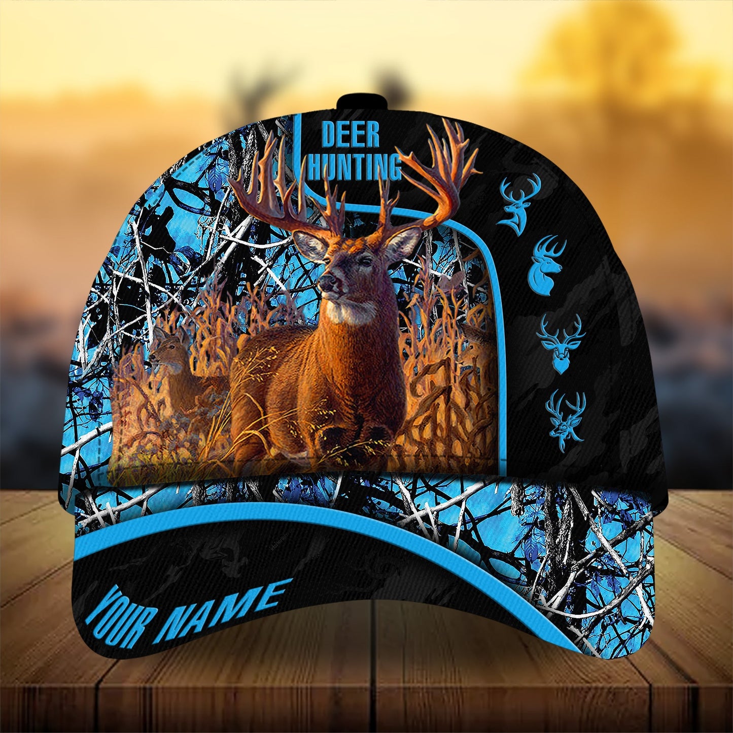 Premium Deer Hunting 3D Print Personalized – Classic Cap