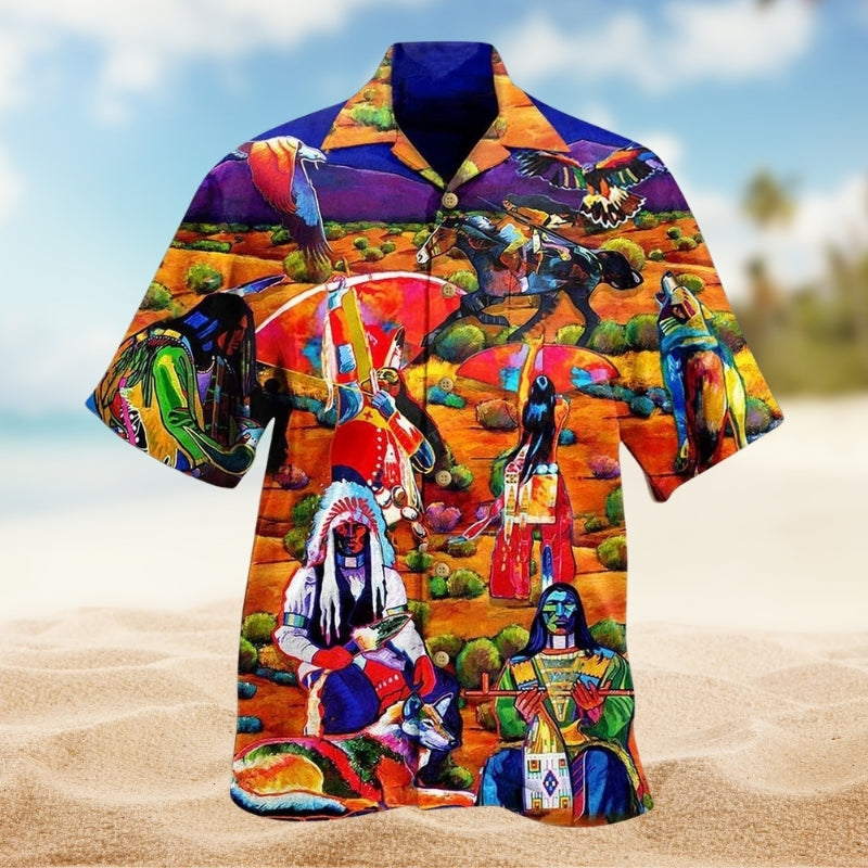 Native Human Love Red Limited Edition – Hawaiian Shirt