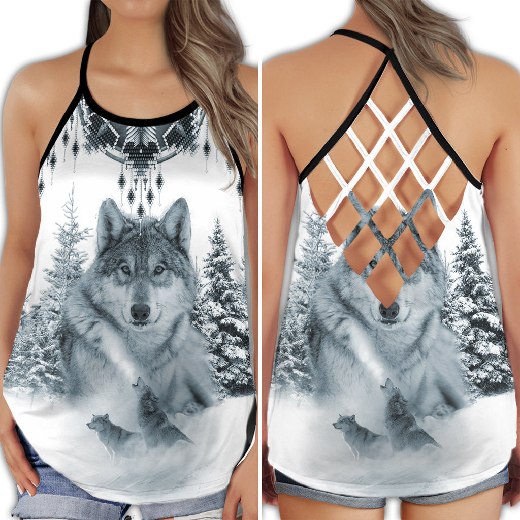 Wolf Forest Life Wild Spirit - Hollow Tank Top