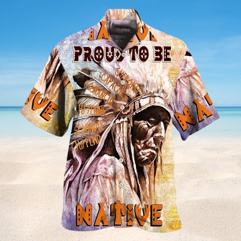 Native Pride Peaceful Heart Edition – Hawaiian Shirt