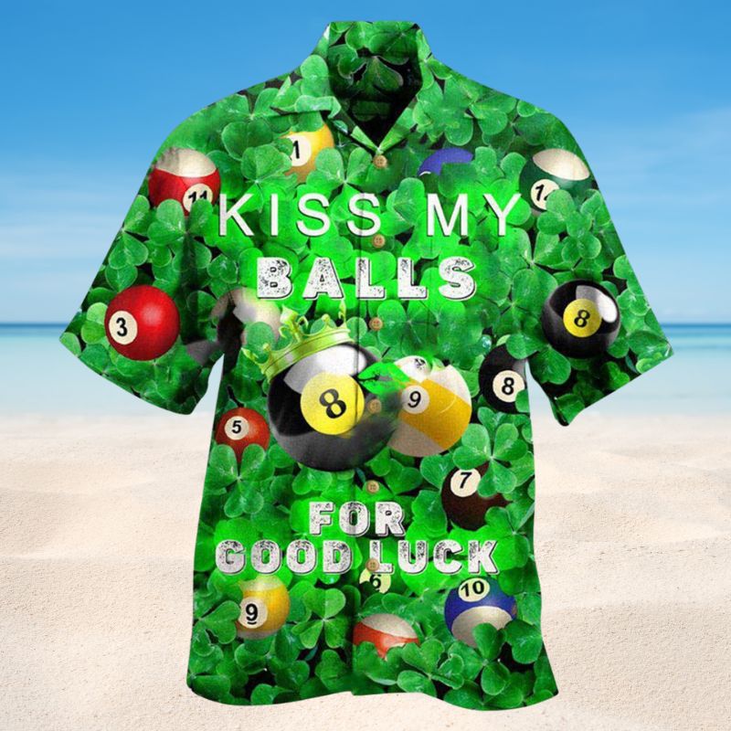 Kiss My Balls For Luck Edition – Hawaiian Shirt