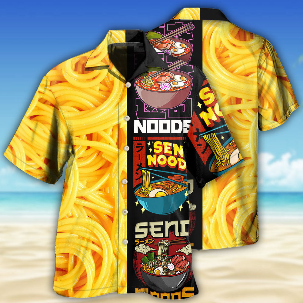 Noodles Humor Food Art – Hawaiian Shirt