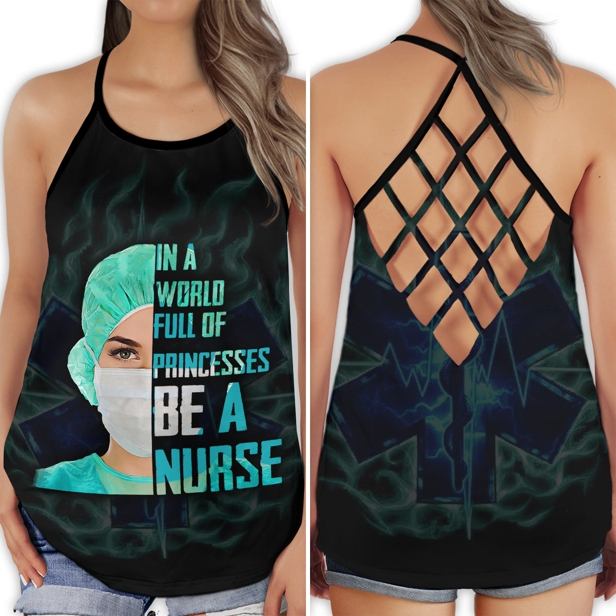 In A World Full Of Princesses Be A Nurse - Hollow Tank Top