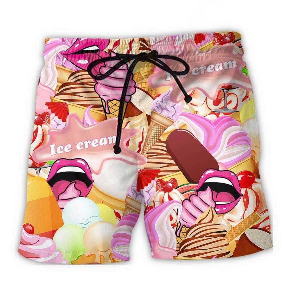 Colorful Ice Cream Summer Style - Beach Short