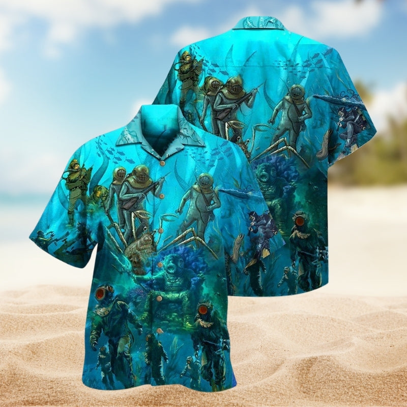 Ocean Like The Ocean We Rise Limited Edition – Hawaiian Shirt