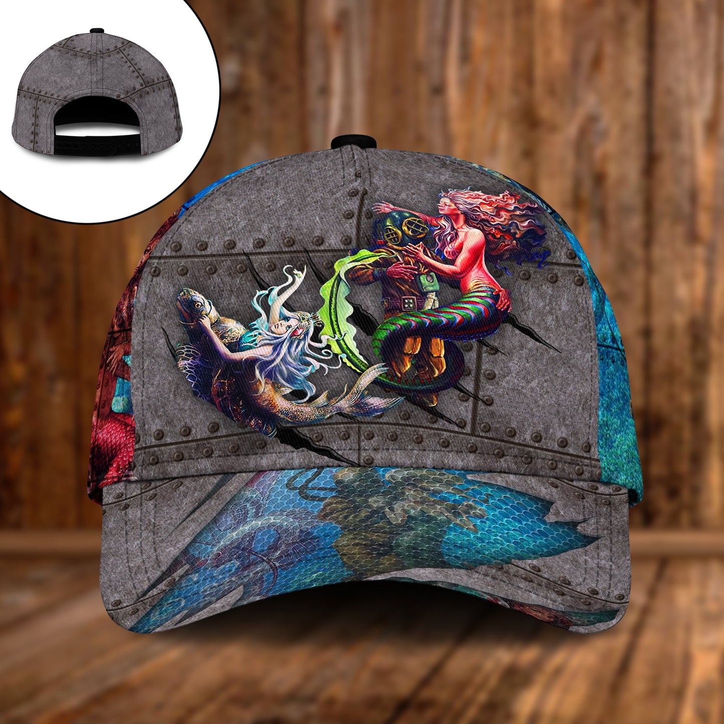 Ocean Love Sea Life Message – Classic Cap