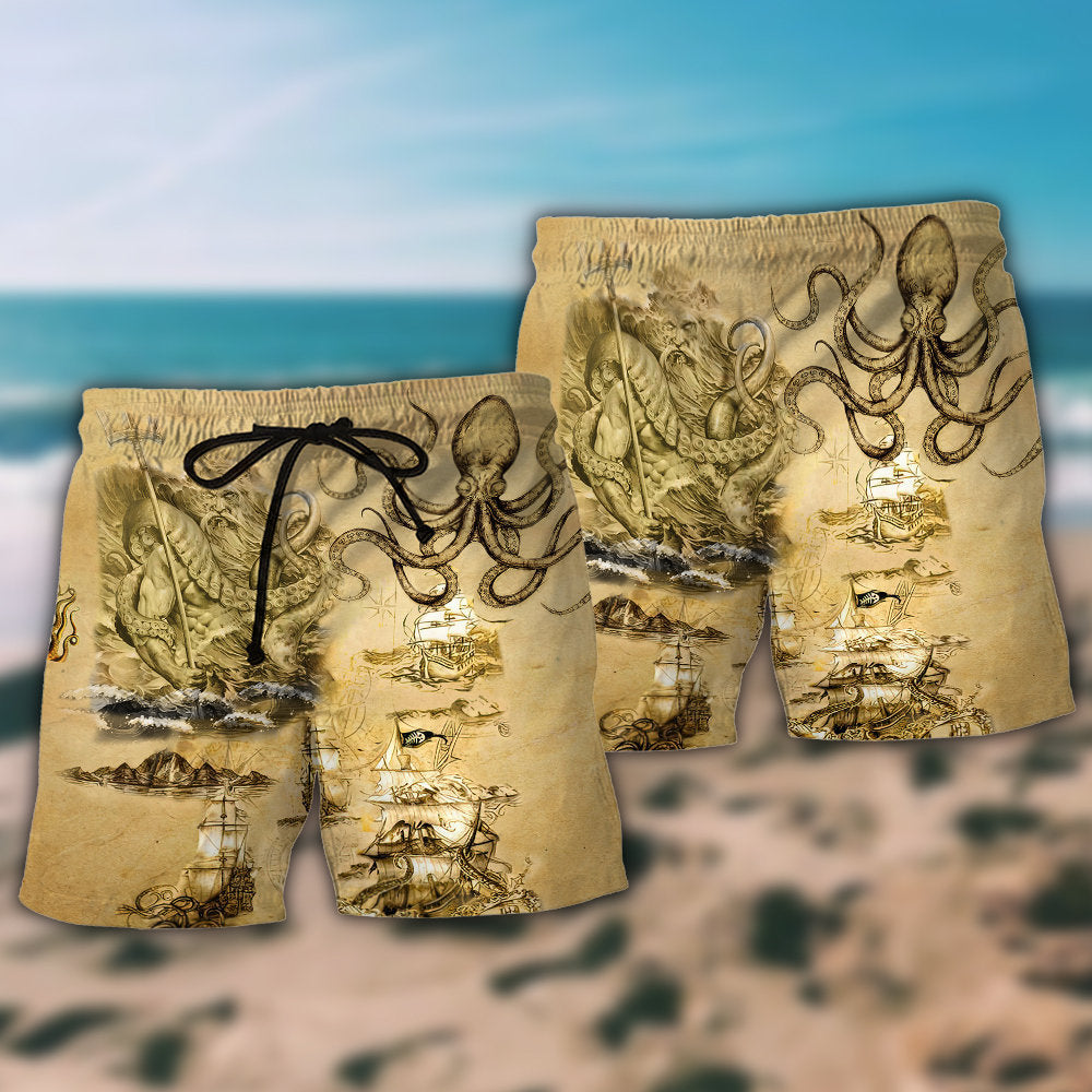 Octopus Amazing Sail Retro - Beach Short