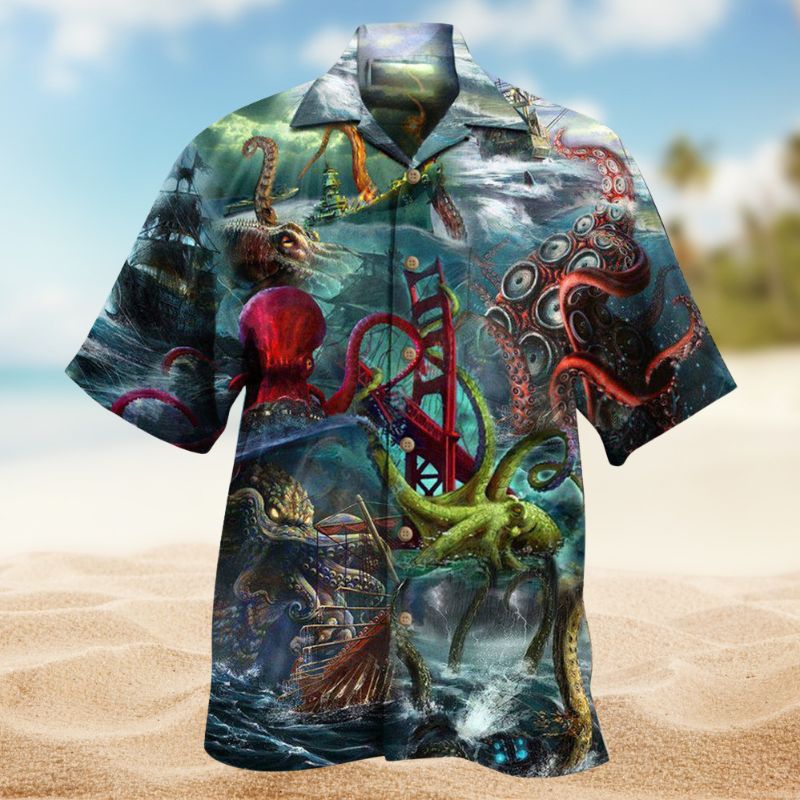Octopus Seas The Day Edition – Hawaiian Shirt