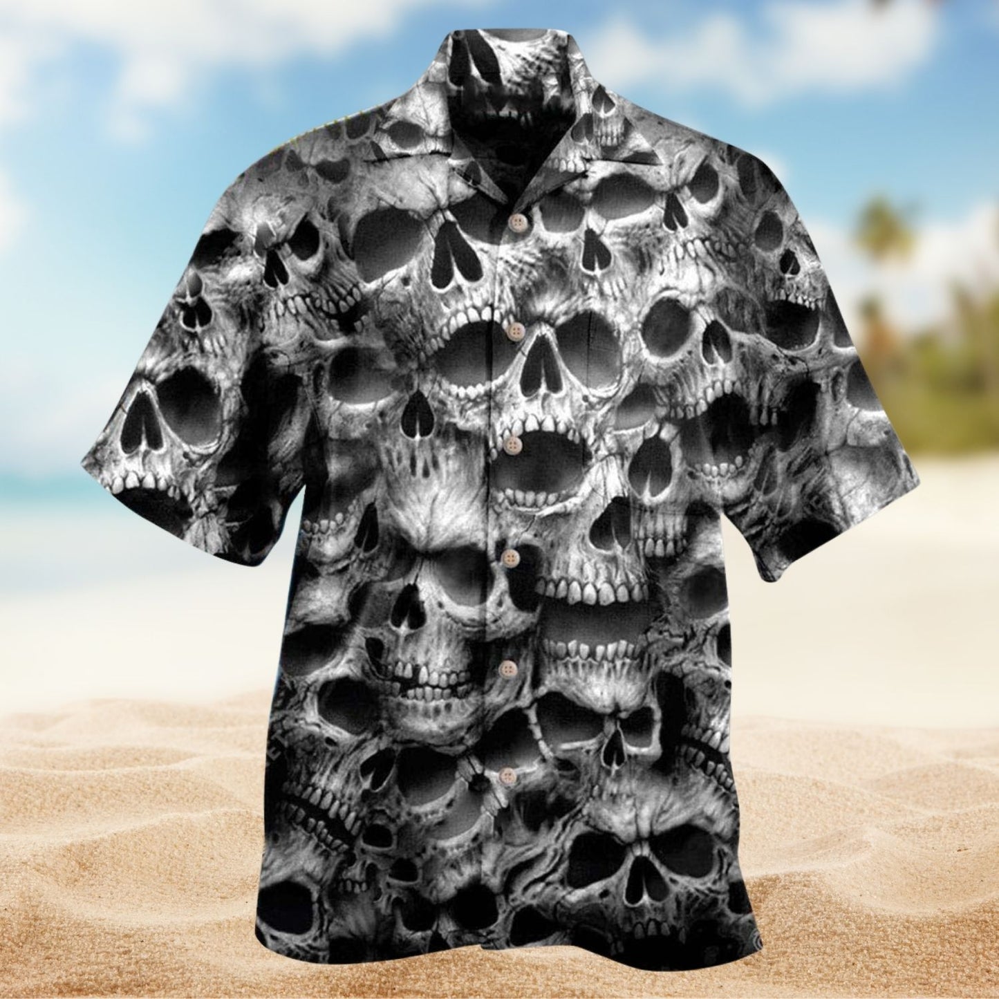 Skull No Fear No Pain Edition – Hawaiian Shirt