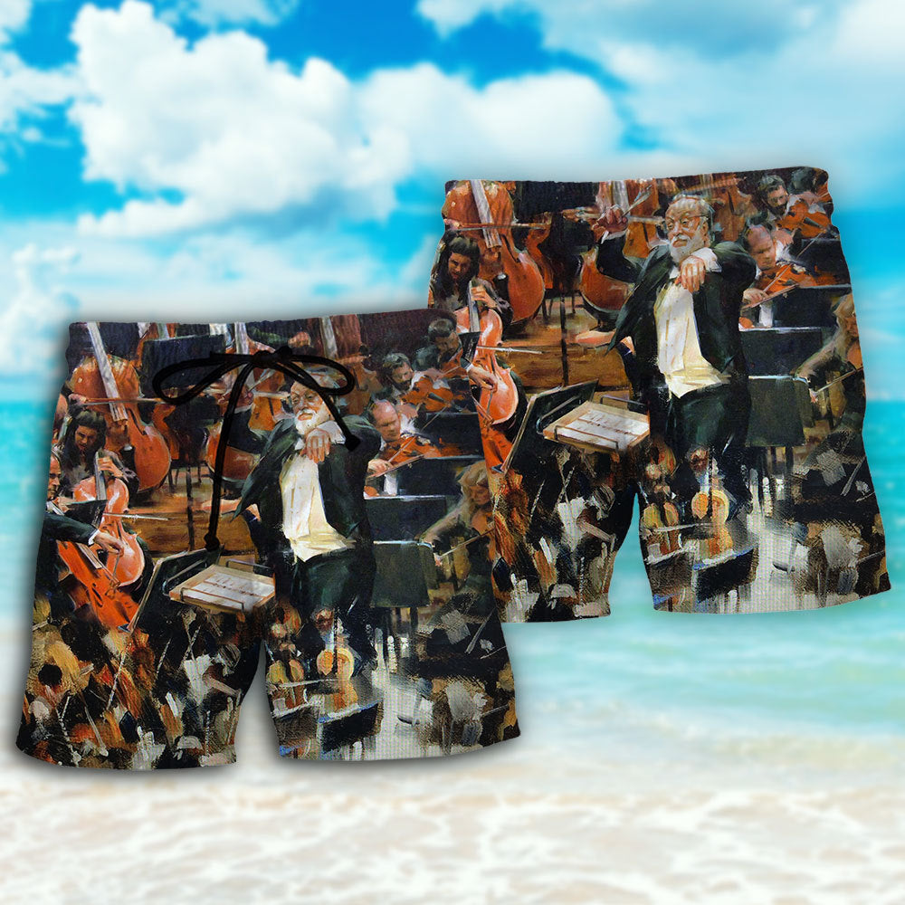 Orchestra Music Lover Artistic Vibe - Beach Short