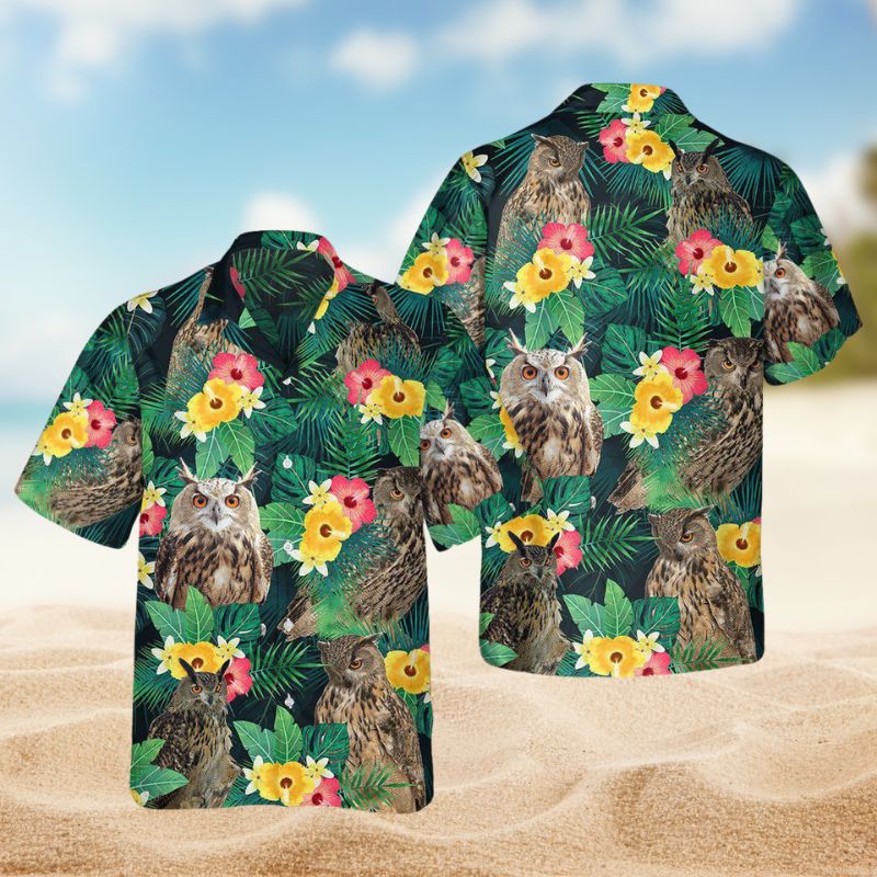 Owl Tropical Summer Vibes Edition – Hawaiian Shirt