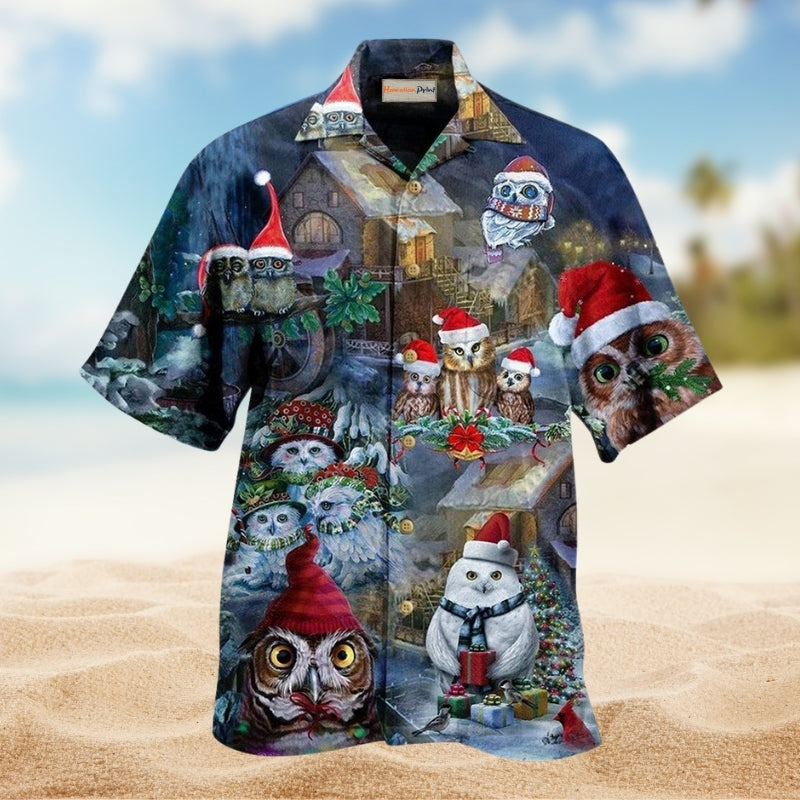 Owls Love Christmas Happy Limited Edition – Hawaiian Shirt