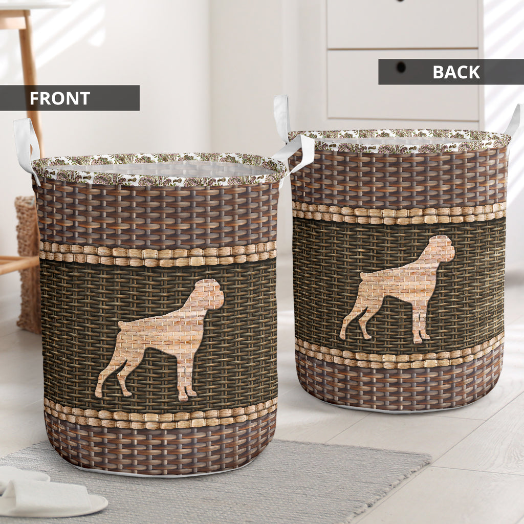 Boxer wicker - Laundry basket-Owls Matrix