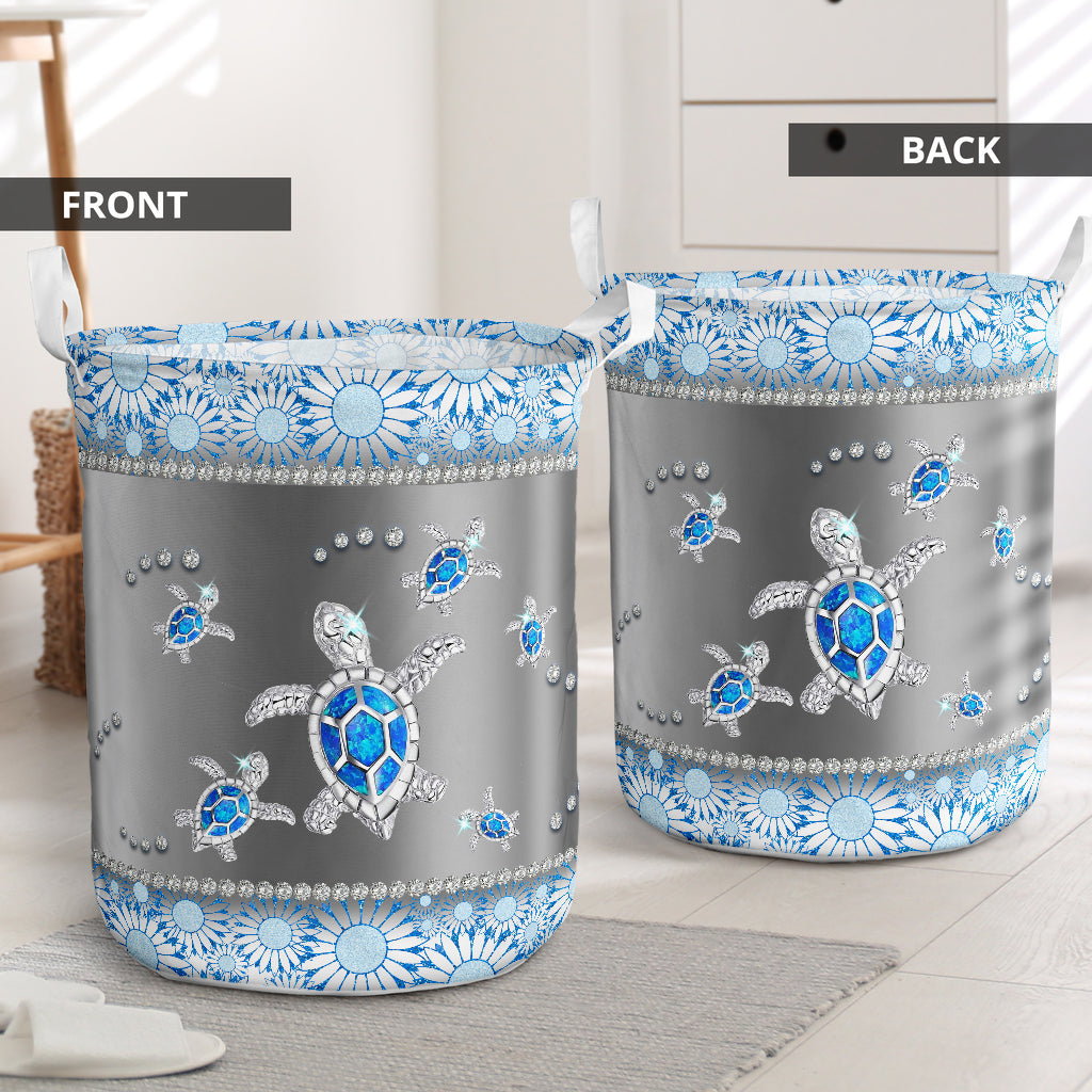 Turtle glitter - Laundry basket-Owls Matrix