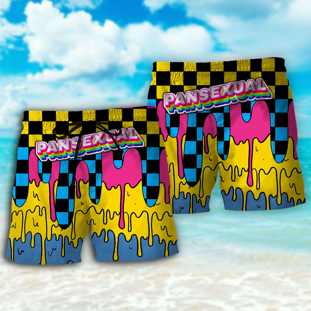 LGBT Pansexual Pride Pop Art Colorful - Beach Short