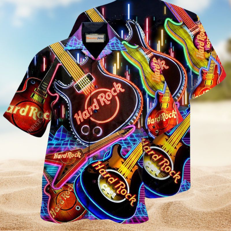 Hearts Beat For Guitar Edition – Hawaiian Shirt